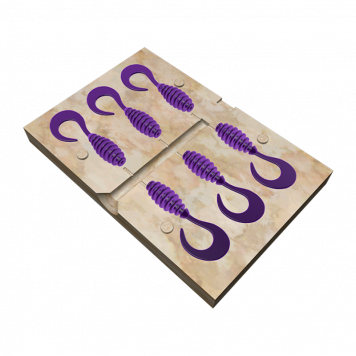 Форма Arukazik BM.Curly 6 приманок