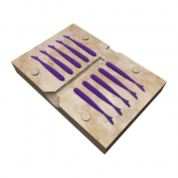 Форма Fish Tail 10 приманок