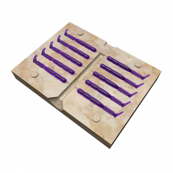 Форма Rockvibe Shad 10 приманок