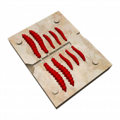 Форма Личинка божьей коровки Форма Личинка божьей коровки