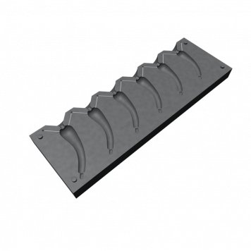 Форма для литья грузил "Банан" от 35 до 60 г