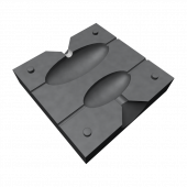 Форма для литья грузил "Оливка" 50, 100 г