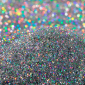 Глиттеры Серебро Голографические